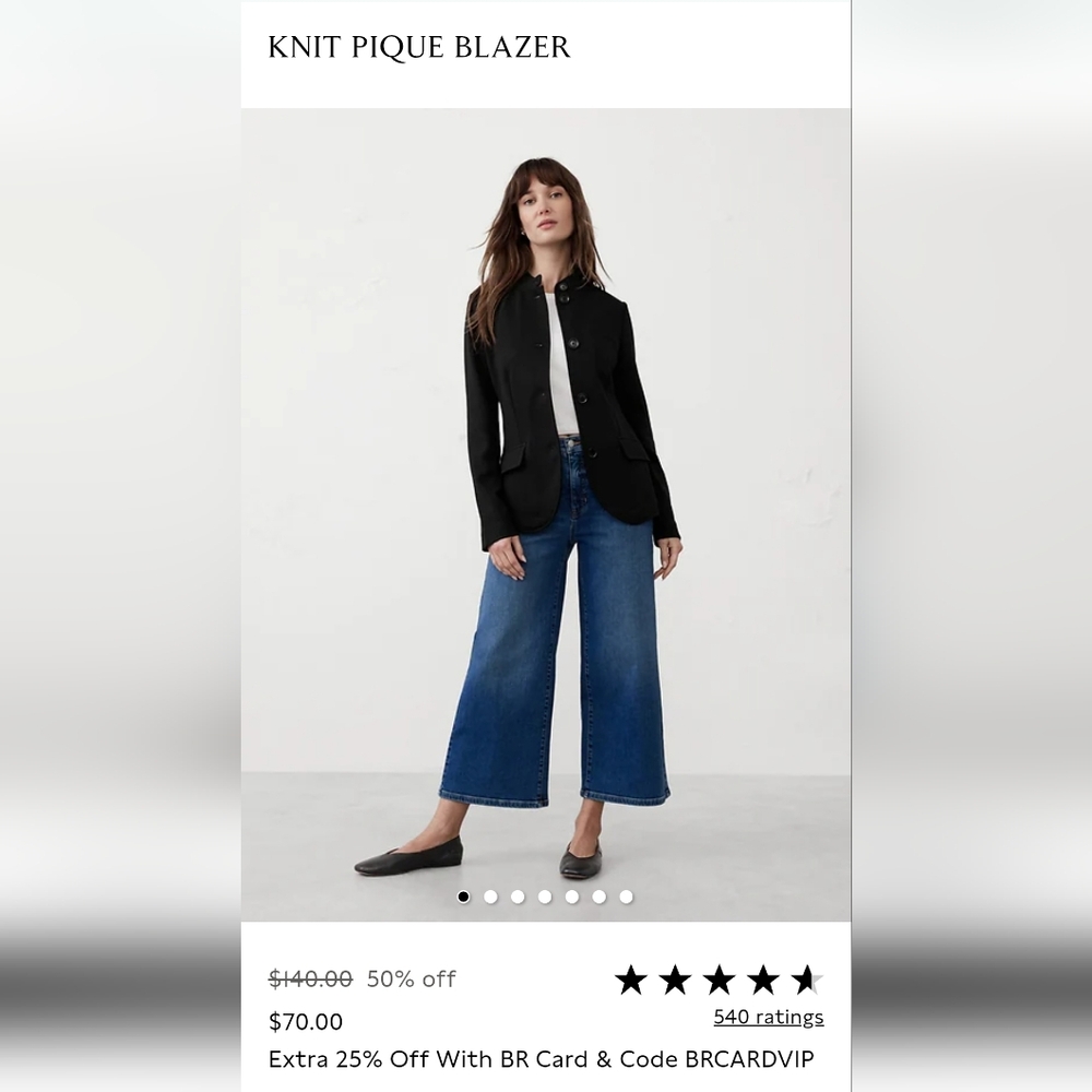 Banana Republic Navy Blazer